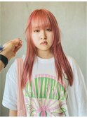 ベージュミディアムロングブリーチ新潟駅前万代
