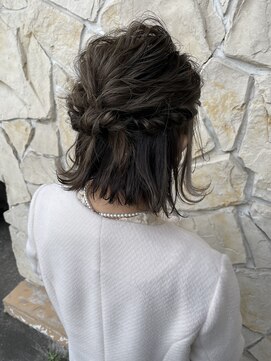 ヘアメイク ヴァロ(Hair Make VaLo) ボブ＋ハーフアップアレンジ