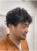 メンズショートパーマ