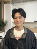 カシェル(cashel) 癖毛を活かしたcenter part