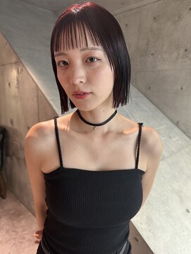 ルート 南堀江(route) ぱつっとボブ