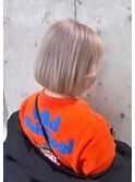 【Moana Lua】#ブリーチ#ミルクティーベージュ#ミニボブ