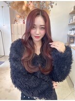 ヴィンスジオ 岐阜駅南(vince gio) レイヤー×ボルドー