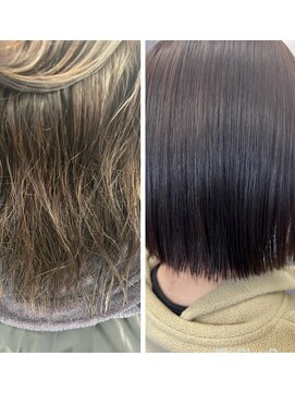 ロア(LQQA) 髪質改善ストレート