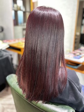 ヘアーサロンカルド(hair salon CALDO) ツヤ感+暖色カラー