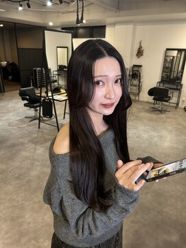 ナンバー(number+) 10代20代韓国風顔周りデザインカット