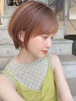 ロンド ストラーダ 心斎橋(Lond strada)&nbsp;ショート×ハイライト白髪ぼかし×ハイライトカラー[心斎橋]