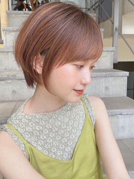 ロンド ストラーダ 心斎橋(Lond strada) ショート×ハイライト白髪ぼかし×ハイライトカラー[心斎橋]