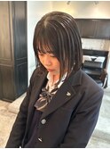 横浜ボブ 10代20代30代 前下がりボブ