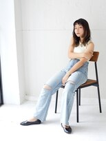 ロエ 福山川口店(loe)&nbsp;【loe】レイヤーカット×ブリーチなしダブルカラー