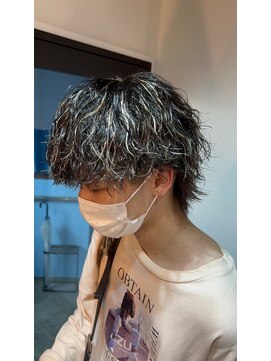 オーバー 町田店(OVER) 波巻きスパイラルパーマ【町田/メンズ/パーマ/眉毛/ブリーチ】