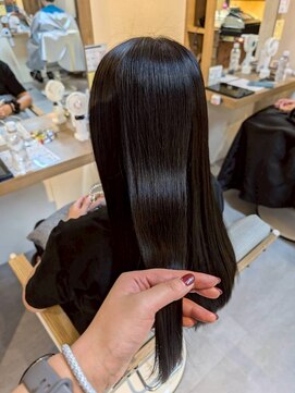 ヘアリゾート粋 ウナム 新宿東口店(enam) 髪質改善/黒髪ロング/艶髪