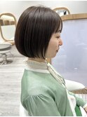 ブリーチなしで作る◎秋の透明感ミルクティーベージュ 