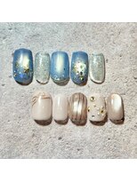 ヘアーアンドネイル キ アンティ(Hair&Nail Ki anty) 冬のキラキラネイル