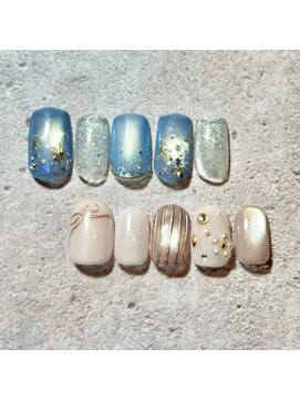 ヘアーアンドネイル キ アンティ(Hair&Nail Ki anty) 冬のキラキラネイル