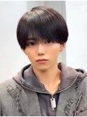 ラウンドマッシュ/縮毛矯正/フェザーパーマ[メンズ/渋谷]