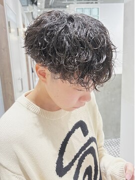 コウキカミヤ 栄(KOUKI KAMIYA) シャドウパーマ/メンズパーマ/ニュアンスパーマ/メンズカット