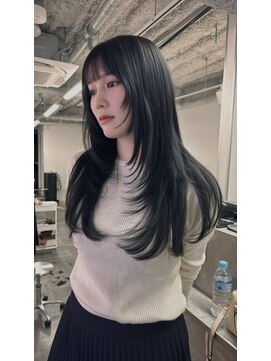 アフィナー 新宿(Afinar) ブリーチハイライト髪質改善ダブルカラーレイヤーカット/新宿駅