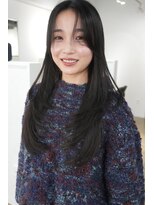 ミヨン 京都烏丸店(miyon)&nbsp;【miyon】韓国レイヤーカット×暗髪カラー×髪質改善