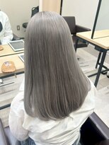 ユウル 横浜(juhl.) グレージュカラーシルバーカラーブリーチダブルカラーハイトーン
