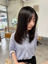 ルトワフクロマチ(Lutowa Fukuromachi) ダークパープル/ナチュラルショート/ミルクブラウン/夏/広島袋町