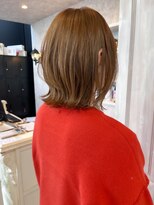 キャアリー(Caary)&nbsp;福山人気20代30代ブリーチなし明るめベージュ外はねくびれミディ