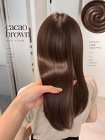 トリッカ シブヤ(TRICCA SHIBUYA)&nbsp;カカオブラウン/ショコラブラウン/髪質改善カラー/羽エクステ