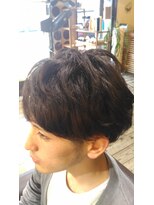 ヘアーサロンサバス(SAVAS)&nbsp;メンズもふわくしゅっ♪なマッシュパーマ