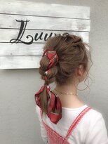 ルーナ ヘアラウンジ(Luuna hair lounge)&nbsp;スカーフアレンジ