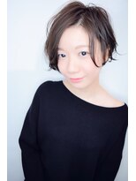 ラウンジ モリオ イケブクロ(Lounge MORIO Ikebukuro) 【morio池袋】大人かわいいモード斜めバングフェミニンショート