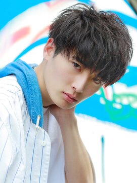 リップス 表参道店(LIPPS) ソフトツーブロックフェザーマッシュトランクスヘア