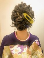 ファレ(Phalae)&nbsp;振袖にあうアップスタイル★