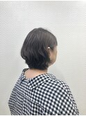 30代40代/無造作パーマ/小顔/ショートボブ/ショート/暗めカラー