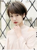 耳掛けショート/大人可愛い/ショートボブ/ハンサムショート/