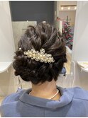 ヘアーセット　ヘアーアレンジ