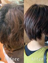 アークスヘアー&nbsp;レッドべージュ大人かわいいマニッシュ丸みショートボブ