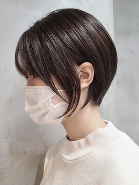 エリマ 調布(elima) 丸みショートボブ/ショートヘア/イルミナカラー/前髪あり[調布]