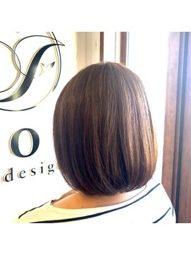 イコウヘアデザイン(icou hair design) 脱白髪染め!マロンベージュボブ☆