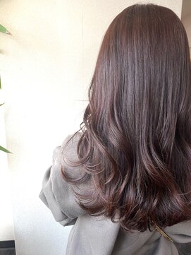 美容室 フォーリア Foglia ピンクブラウン