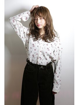 アディクト 東陽町西口(addict) 可愛いデジタルパーマ＿マロンベージュ＿ミディアム［東陽町］