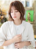 シースルーバング外国人風くびれショートボブa浦和20代30代40代