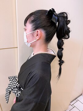 ヘアメイク ジェイエム ポニおろし