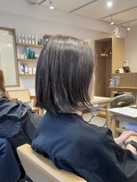 クラップス 上大岡(CLAPS)&nbsp;切りっぱなし/ボブ/ハイライト/グレージュ/【赤み消し】