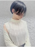 【morio池袋】大人可愛い黒髪前下がりショートボブ♪