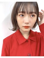 サンドシーン(sand scene)&nbsp;20代30代40代丸みショートボブマッシュ前下がりレイヤー