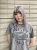ハイプ(HYPE)&nbsp;【藤沢横浜】レイヤーカット/ブルーシルバー/ホワイトカラー