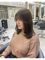 ロンドアヴァントゥス 池袋(Lond aventus)&nbsp;韓国レイヤー/韓国風/ボブ/髪質改善/黒髪/ブリーチなし〔池袋〕