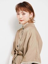 オンク 新宿(onk)&nbsp;ミディアムヘア/ショコラベージュ/ボブルフ/新宿駅