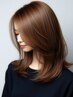 【補修ケア】ファイバープレックスストレートパーマ＋カット＋TR　￥9,000
