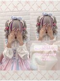 推し不在の生誕祭前におすすめ！盛り髪ハートツイン♪_優希